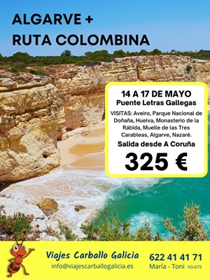 Algarve y Ruta Colombina