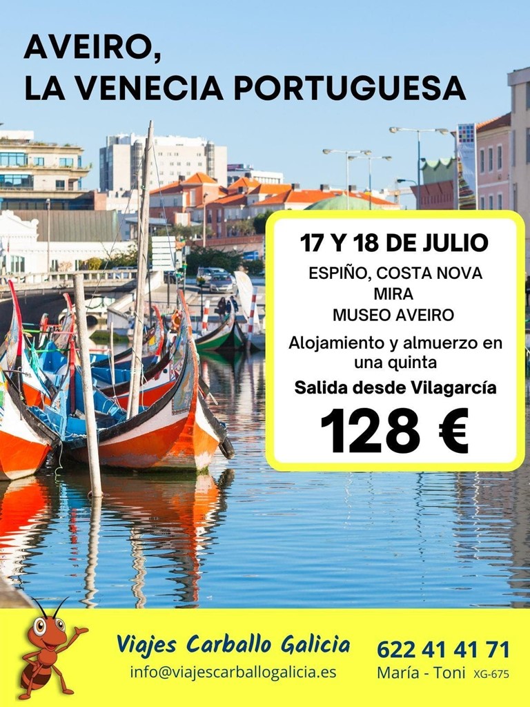 Aveiro (La Venecia portuguesa)