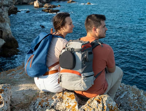 Pareja en una escapada romántica de fin de semana