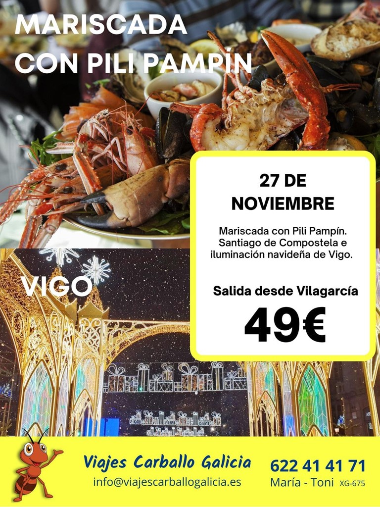 Mariscada con Pili Pampín - Vigo