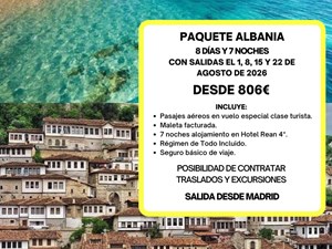 OFERTA ÚLTIMA HORA ALBANIA