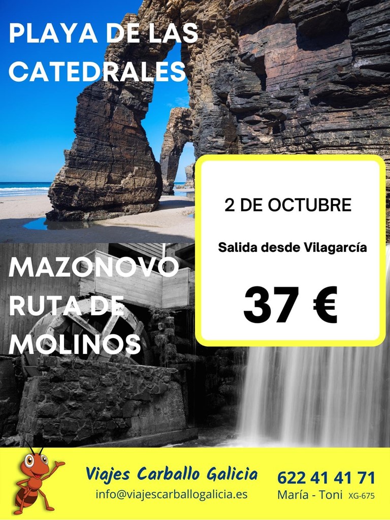 Playa de Las Catedrales y Mazonovo