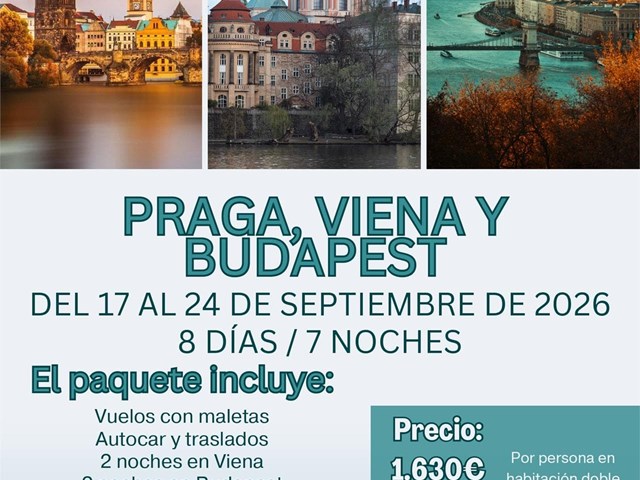 PRAGA, VIENA Y BUDAPEST