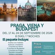 PRAGA, VIENA Y BUDAPEST