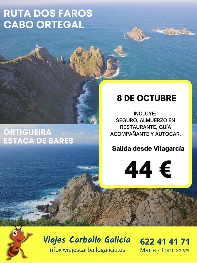 RUTA DOS FAROS - CABO ORTEGAL - ORTIGUEIRA - ESTACA DE BARES