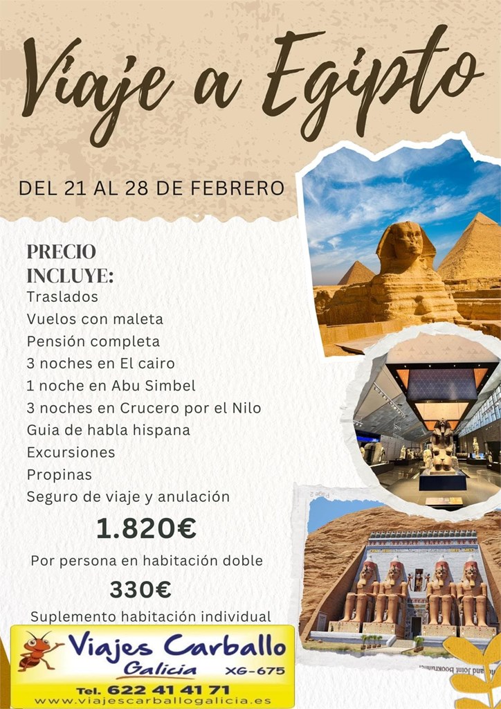 VIAJE A EGIPTO