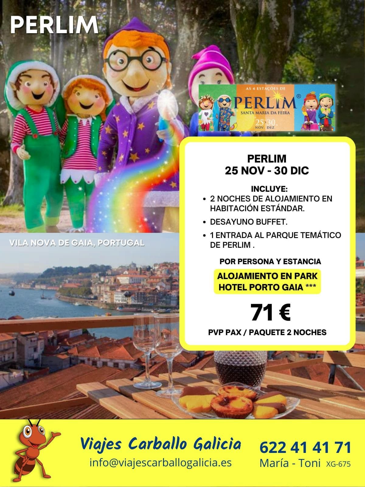 ¡Viajes exclusivos al maravilloso mundo de Perlim! - Imagen 4